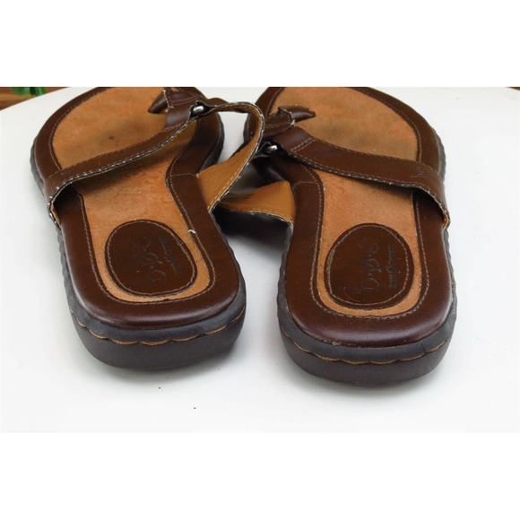 Born concept Sz 6 M Brown Flip Flop Synthetic Women Sandals - Picture 5 of 7